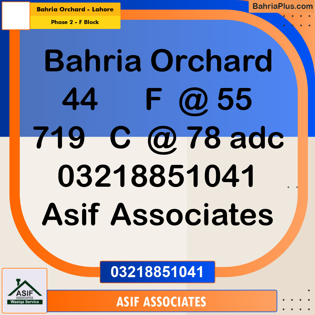 5 Marla Residential Plot for Sale in Phase 2 - F Block -  Bahria Orchard, Lahore - (BP-328784)