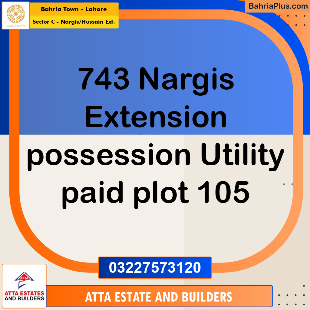 10 Marla Residential Plot for Sale in Sector C - Nargis/Hussain Ext. -  Bahria Town, Lahore - (BP-328918)