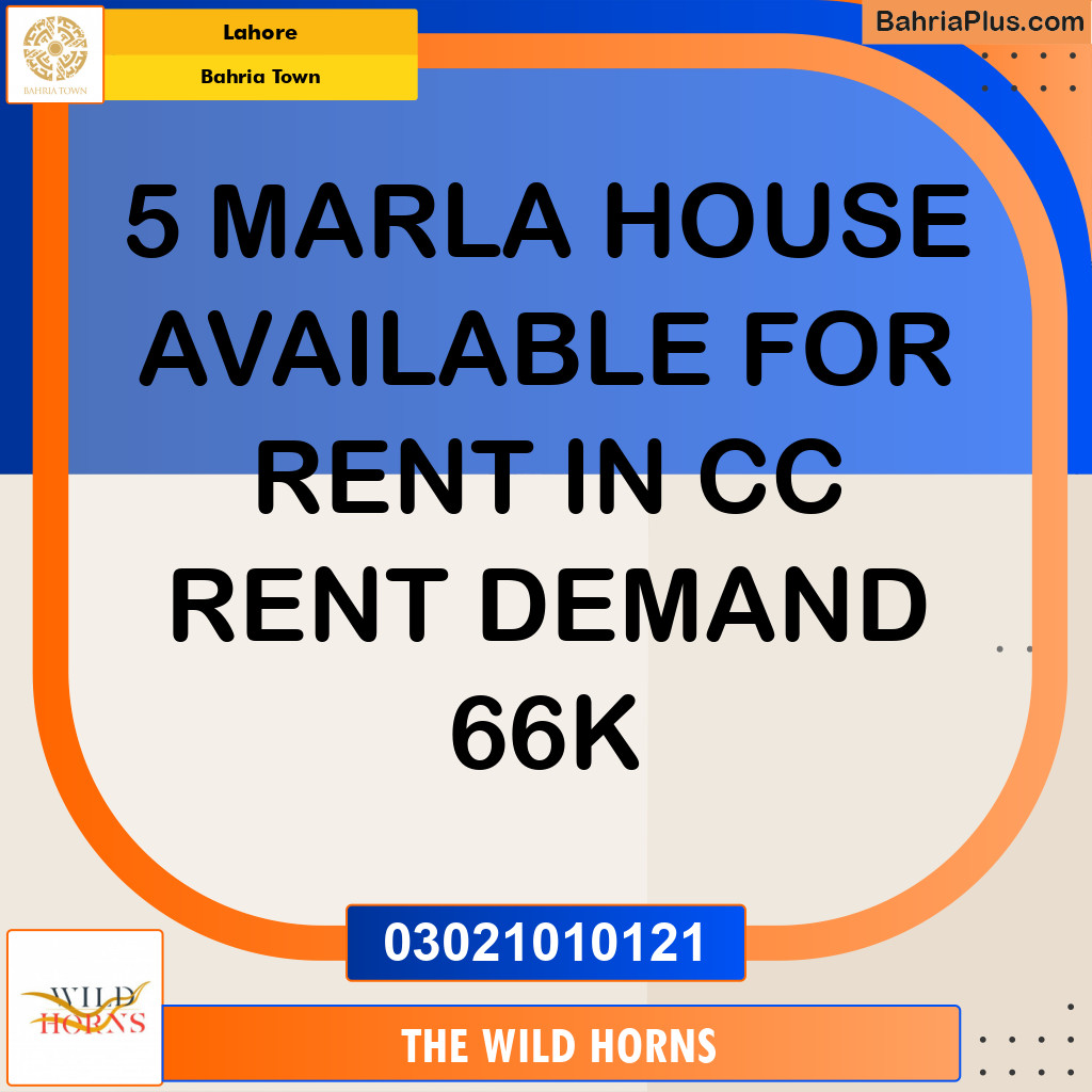 Residential House for Rent in Bahria Town, Lahore - (BP-328996)