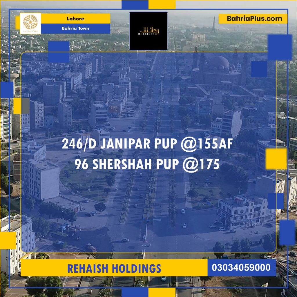 Residential Plot for Sale in Bahria Town, Lahore - (BP-329136)