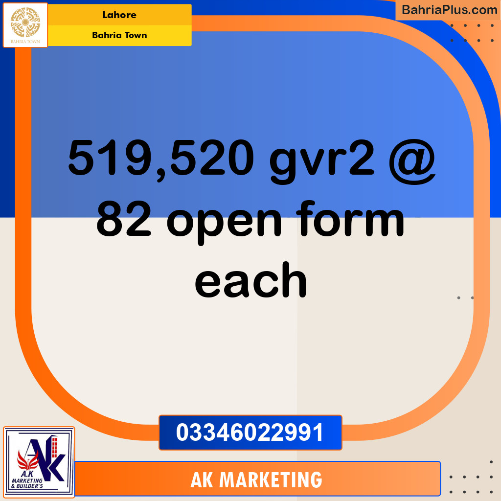 10 Marla Residential Plot for Sale in Bahria Town, Lahore - (BP-329633)