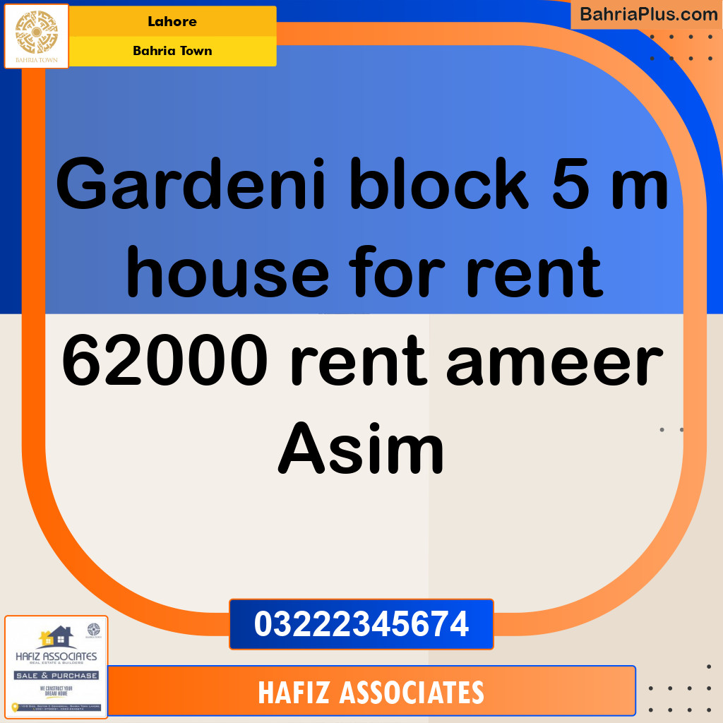 Residential House for Rent in Bahria Town, Lahore - (BP-330198)