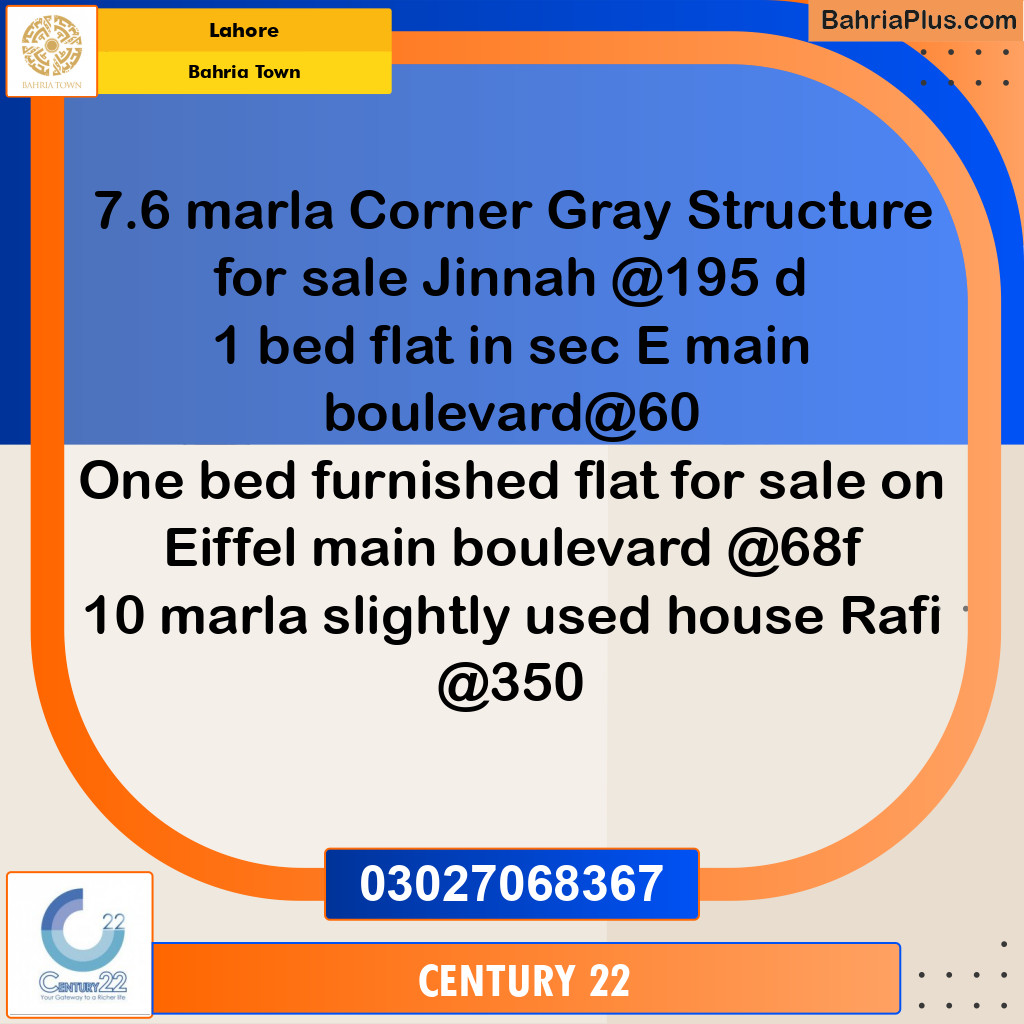 Residential Plot for Sale in Bahria Town, Lahore - (BP-330237)