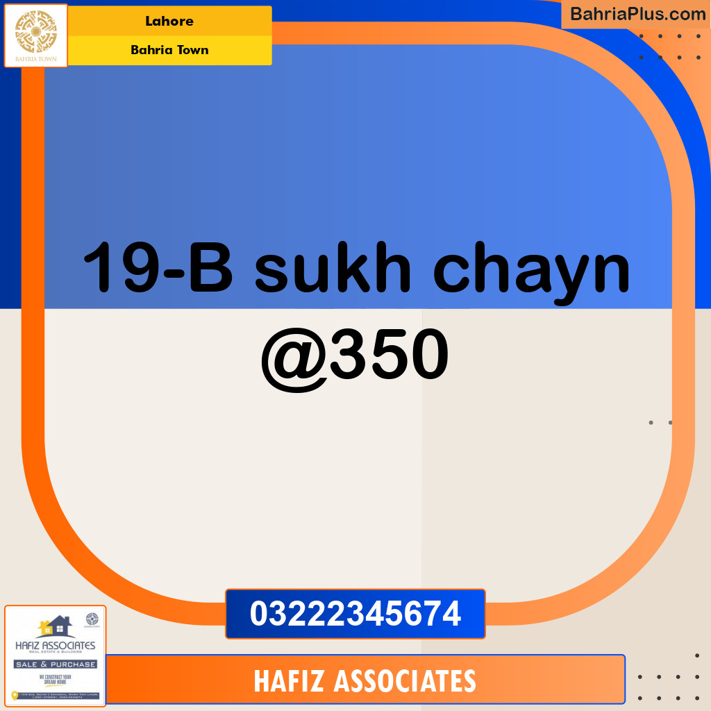 Residential Plot for Sale in Bahria Town, Lahore - (BP-330417)