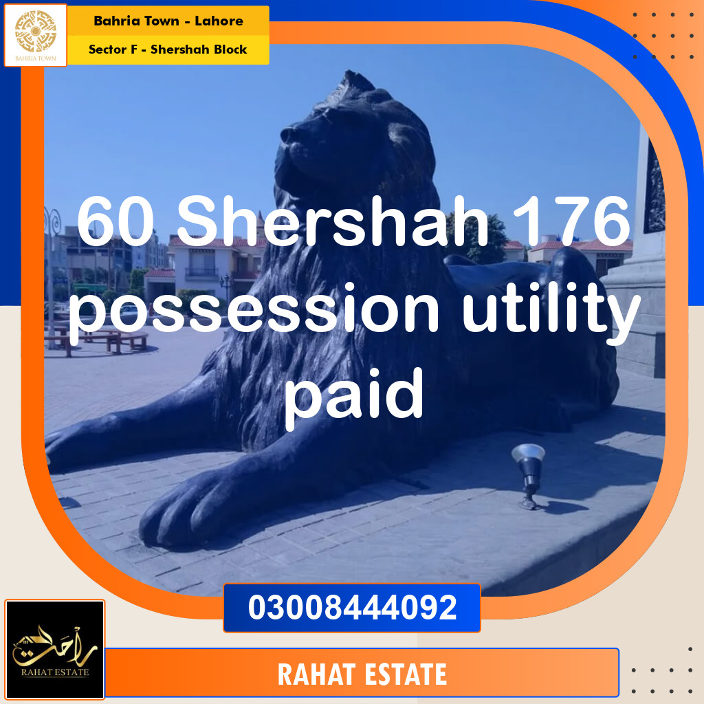 10 Marla Residential Plot for Sale in Sector F - Shershah Block -  Bahria Town, Lahore - (BP-330424)