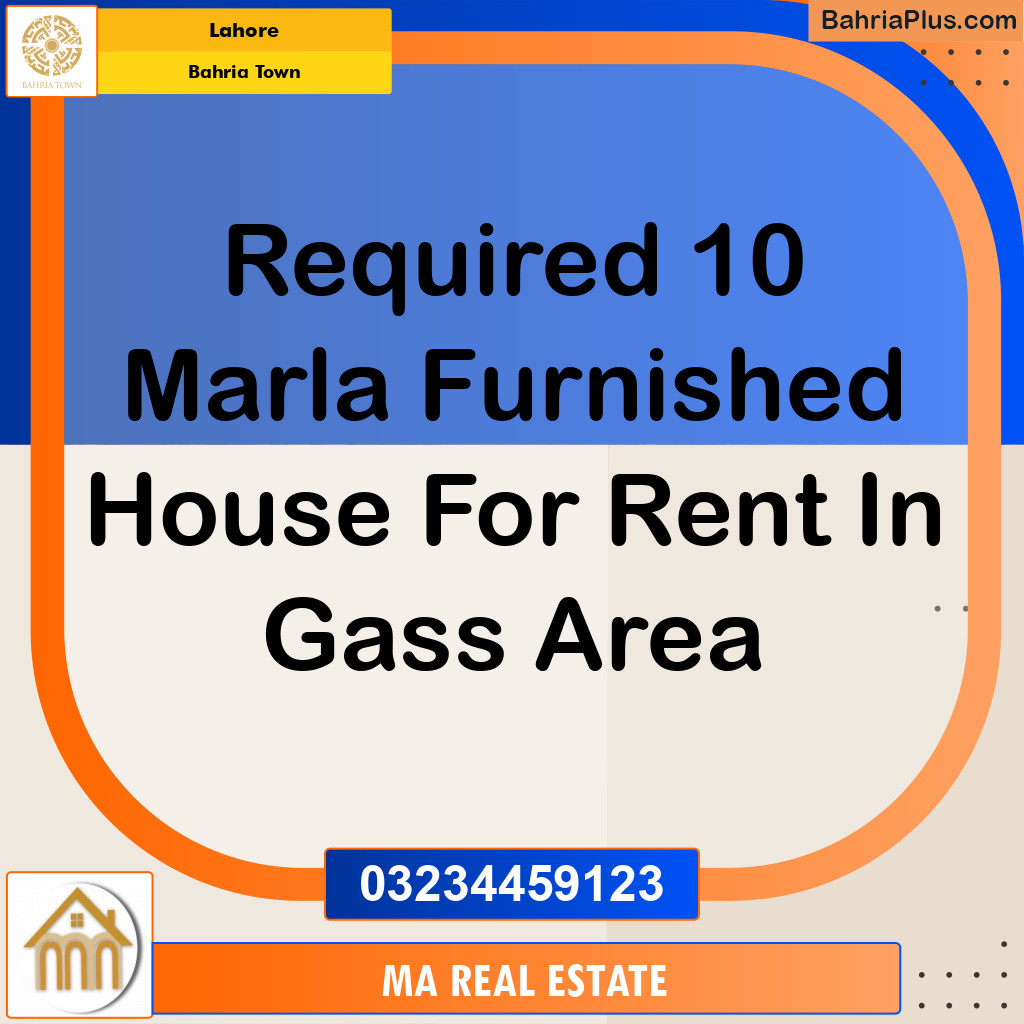 10 Marla Residential House for Rent in Bahria Town, Lahore - (BP-330427)