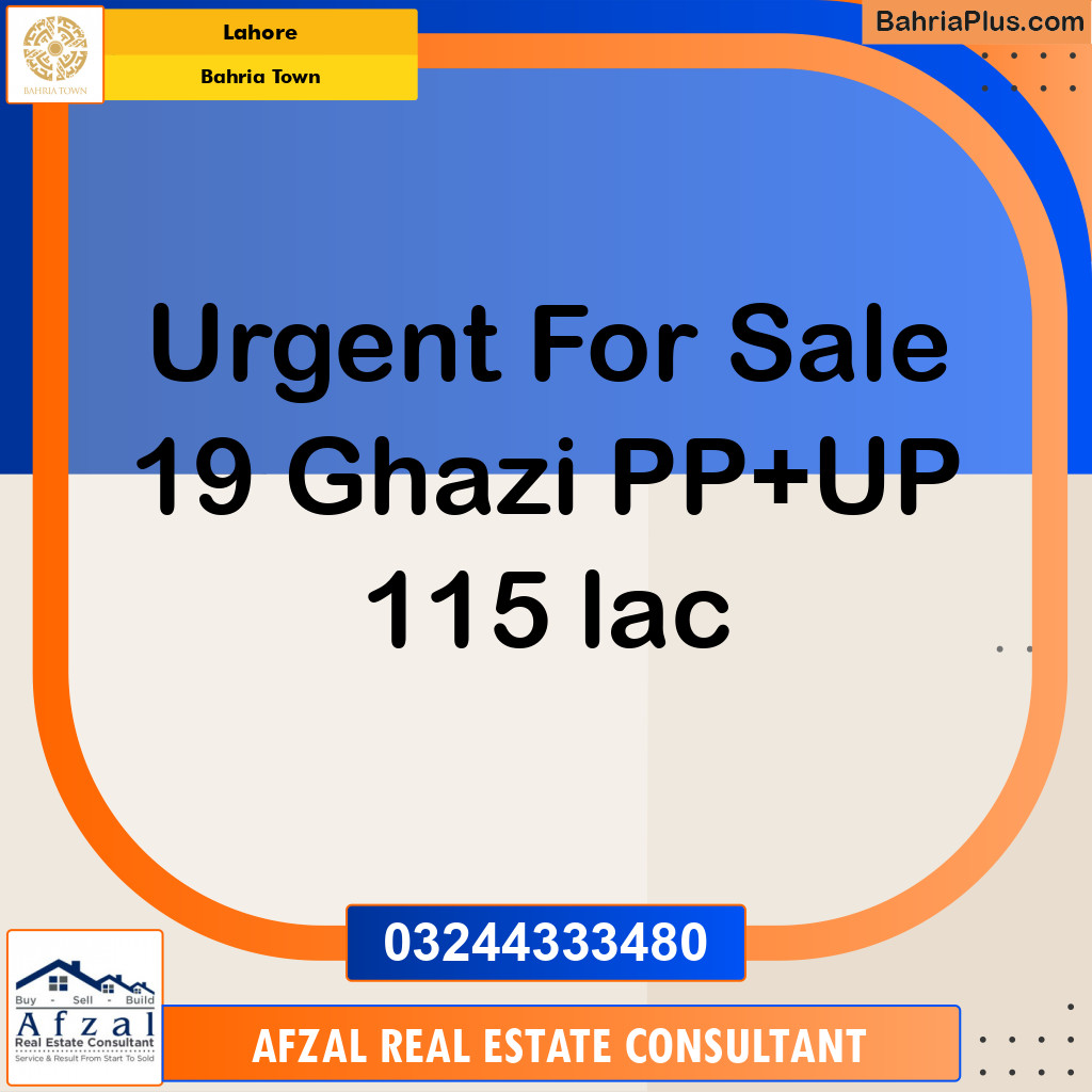 Residential Plot for Sale in Bahria Town, Lahore - (BP-330446)
