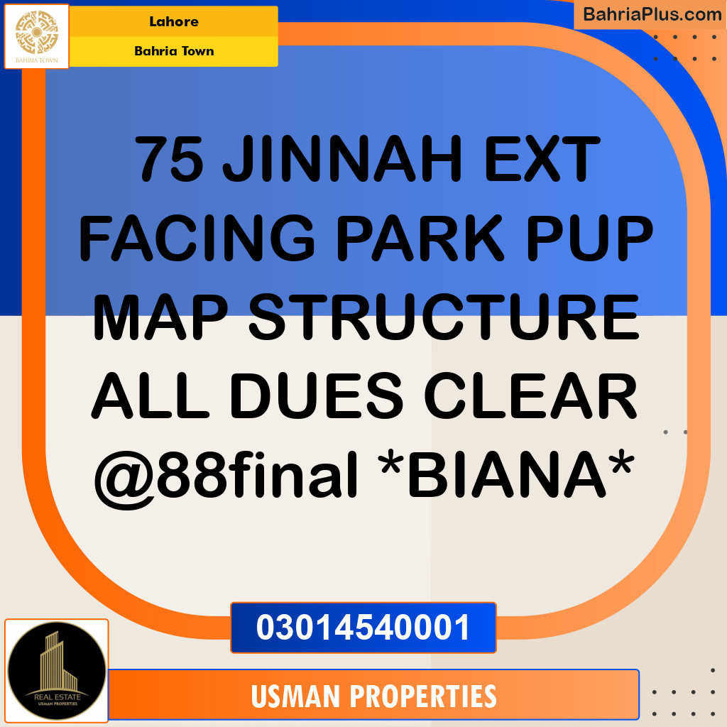 Residential Plot for Sale in Bahria Town, Lahore - (BP-330532)