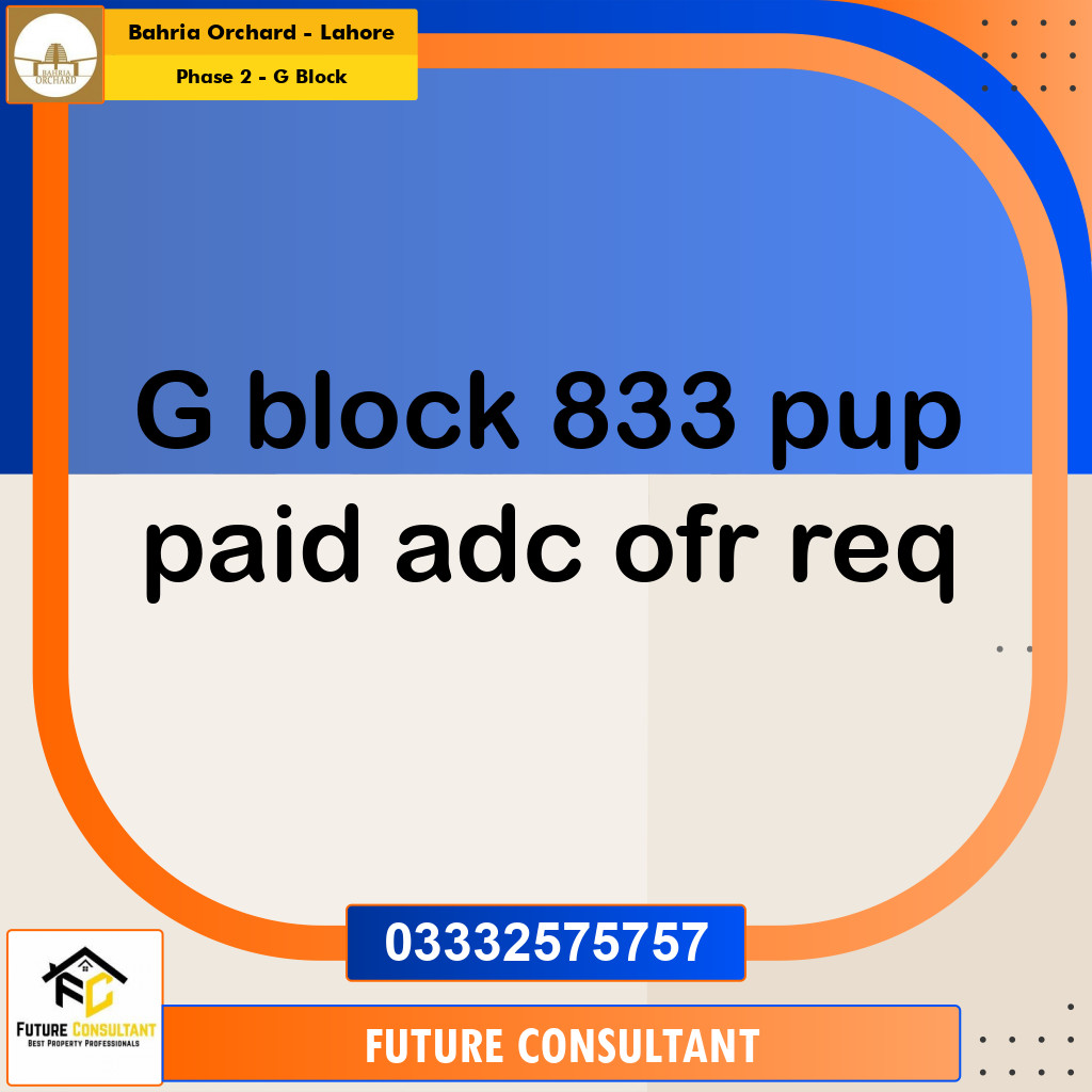 5 Marla Residential Plot for Sale in Phase 2 - G Block -  Bahria Orchard, Lahore - (BP-330593)