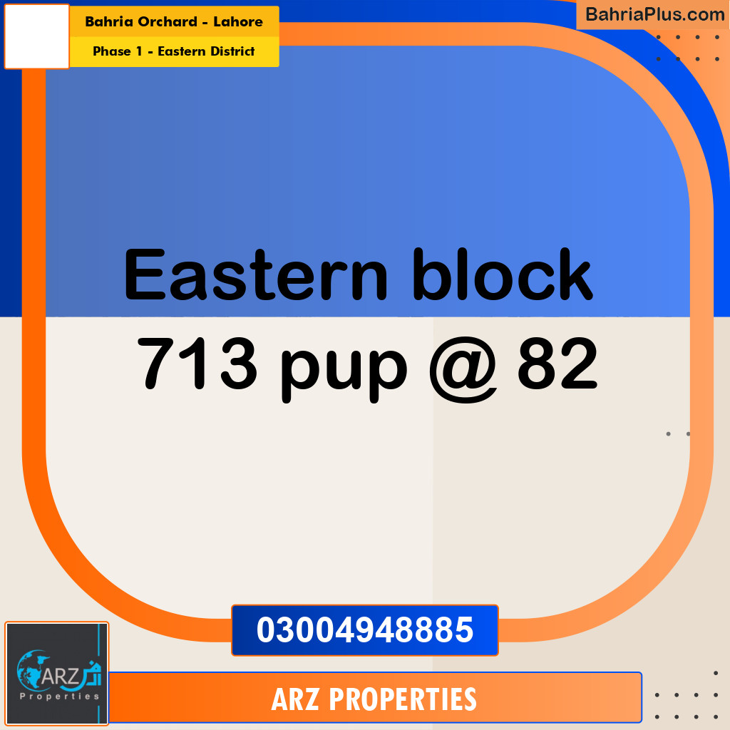 Residential Plot for Sale in Phase 1 - Eastern District -  Bahria Orchard, Lahore - (BP-331005)