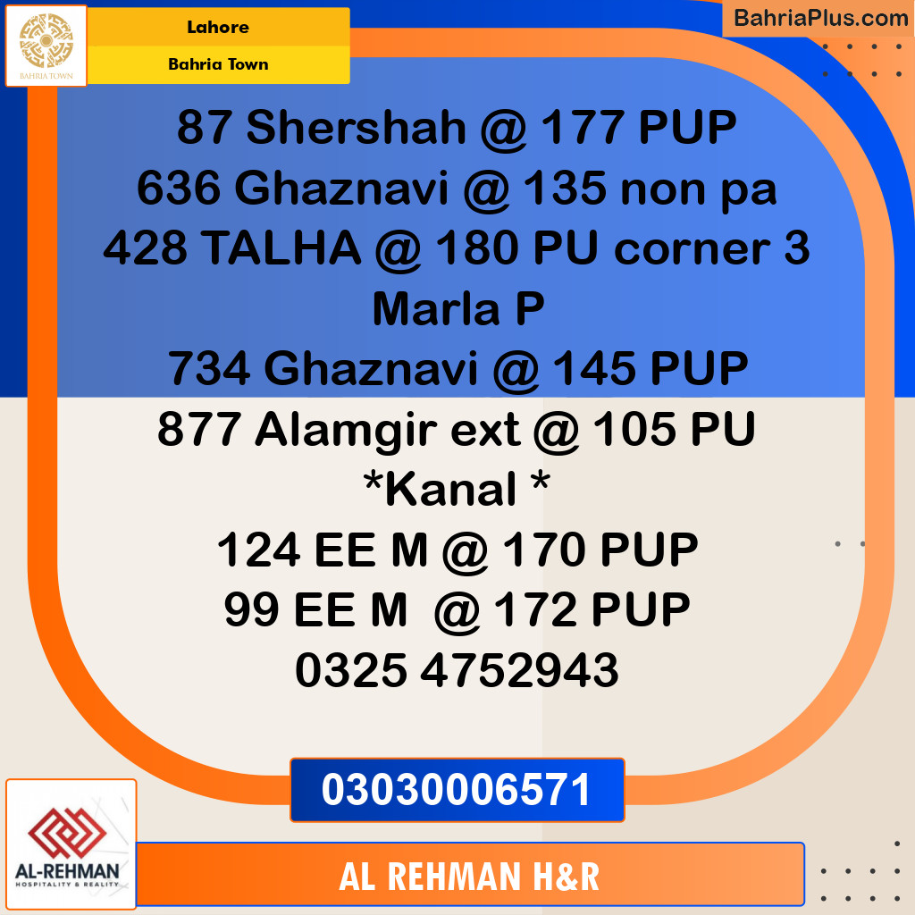 10 Marla Residential Plot for Sale in Bahria Town, Lahore - (BP-331484)