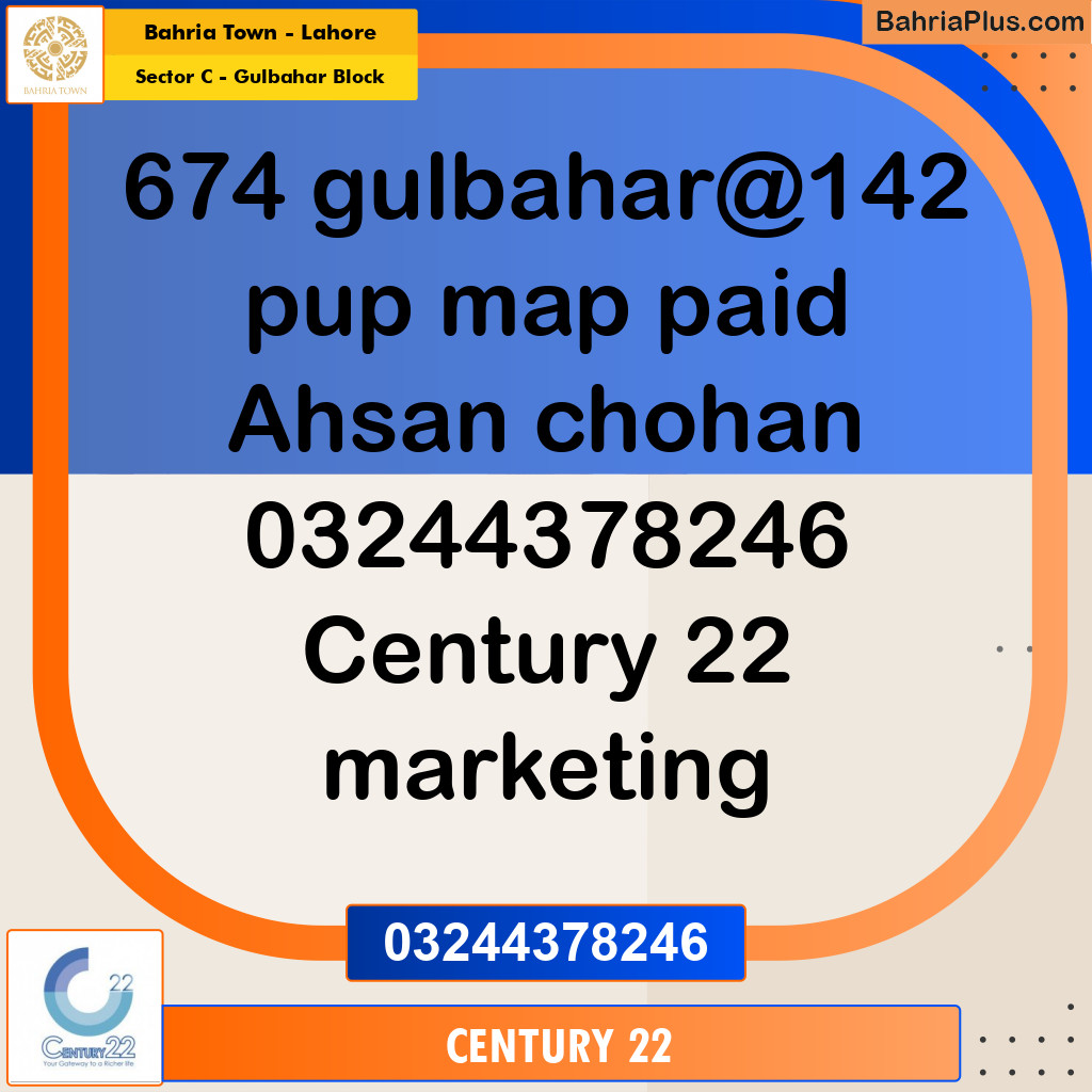 10 Marla Residential Plot for Sale in Sector C - Gulbahar Block -  Bahria Town, Lahore - (BP-331558)