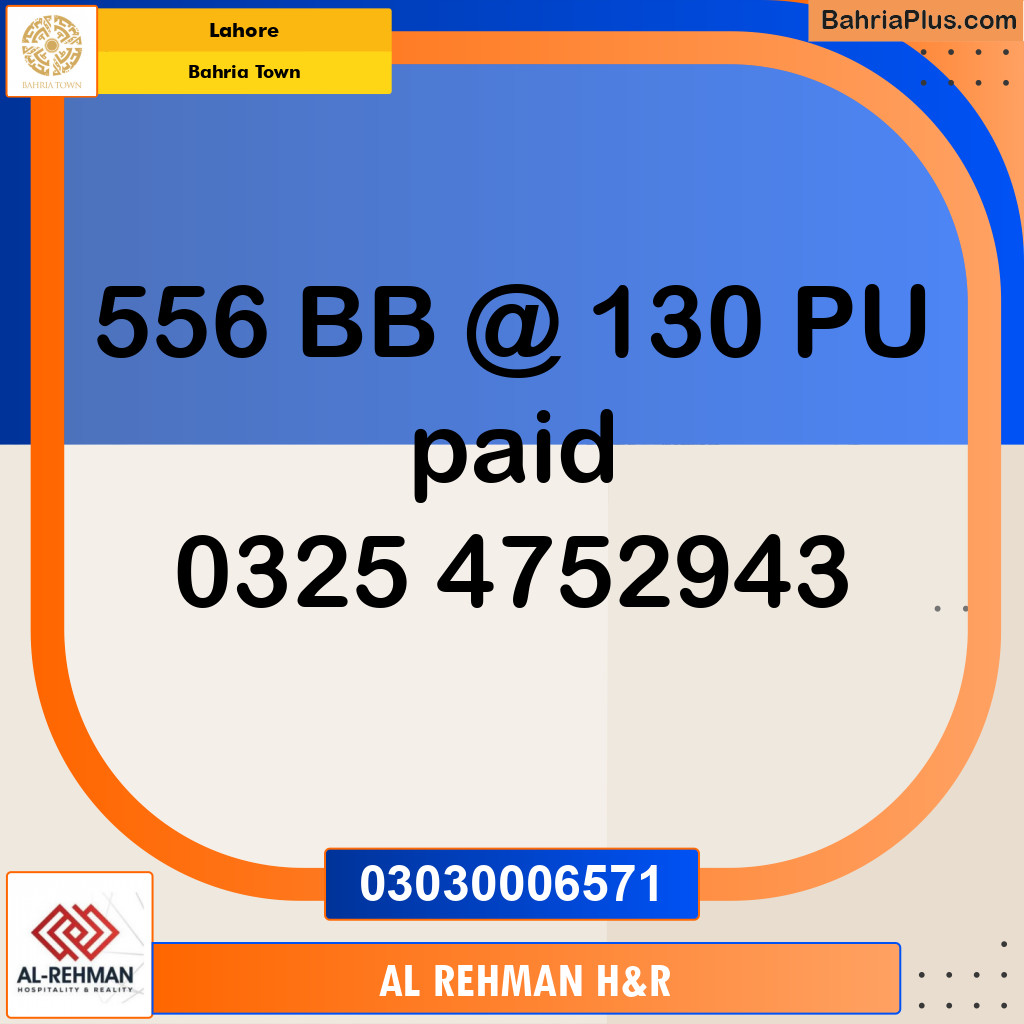 5 Marla Residential Plot for Sale in Bahria Town, Lahore - (BP-331908)