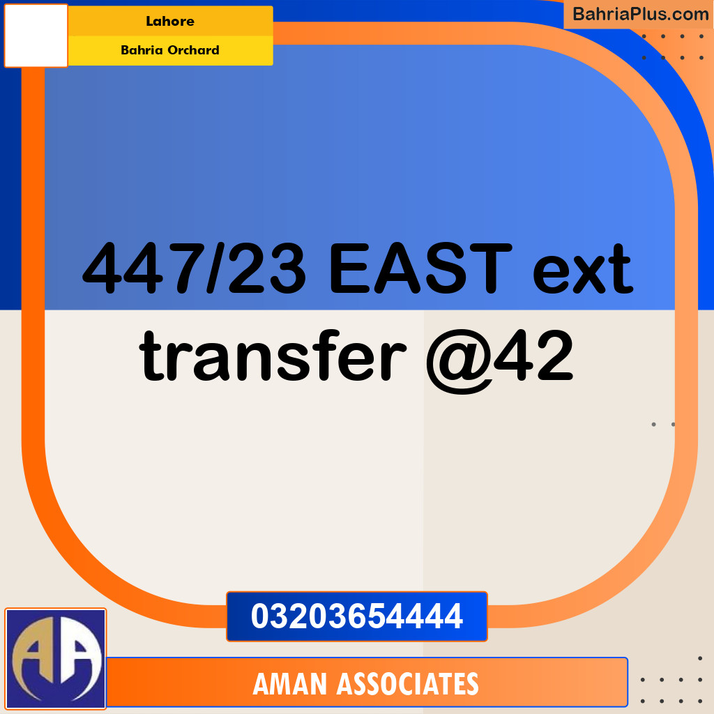 Residential Plot for Sale in Bahria Orchard, Lahore - (BP-332500)