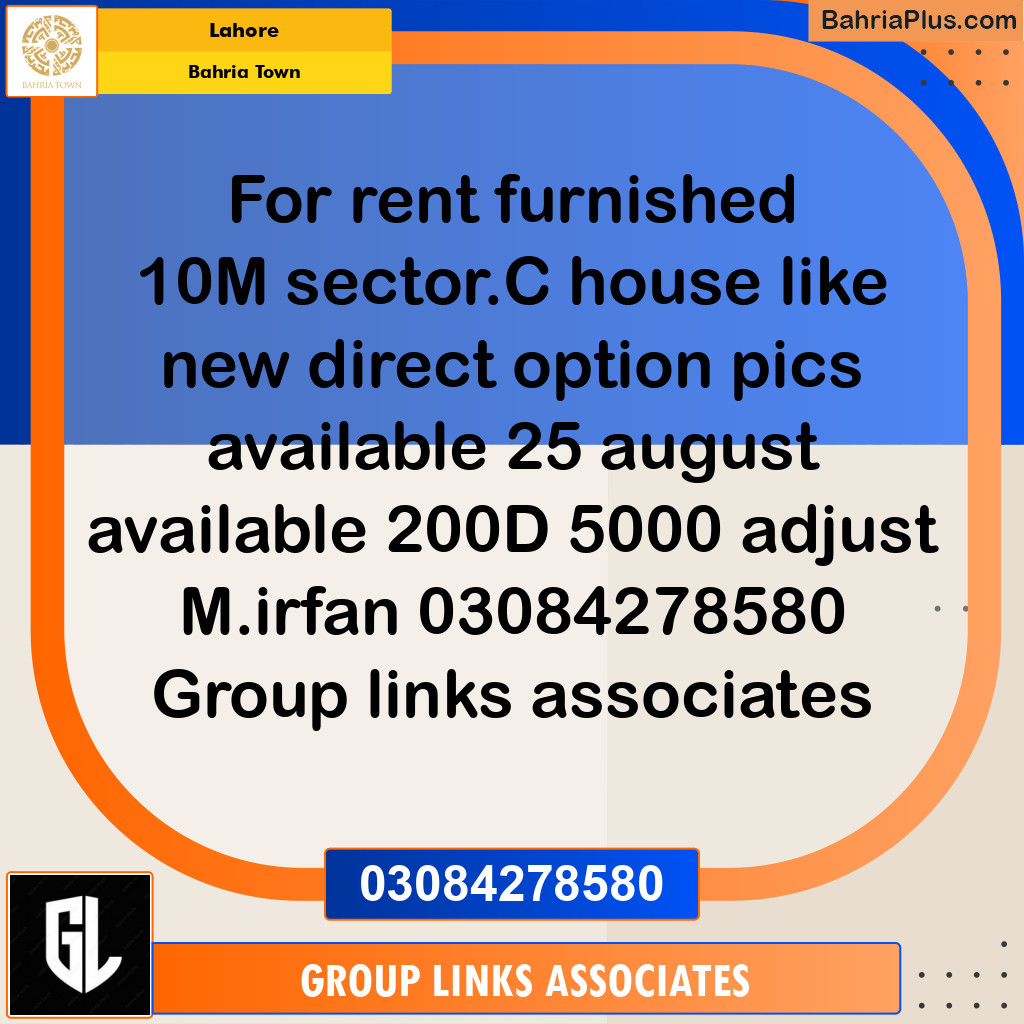 Residential House for Rent in Bahria Town, Lahore - (BP-332661)