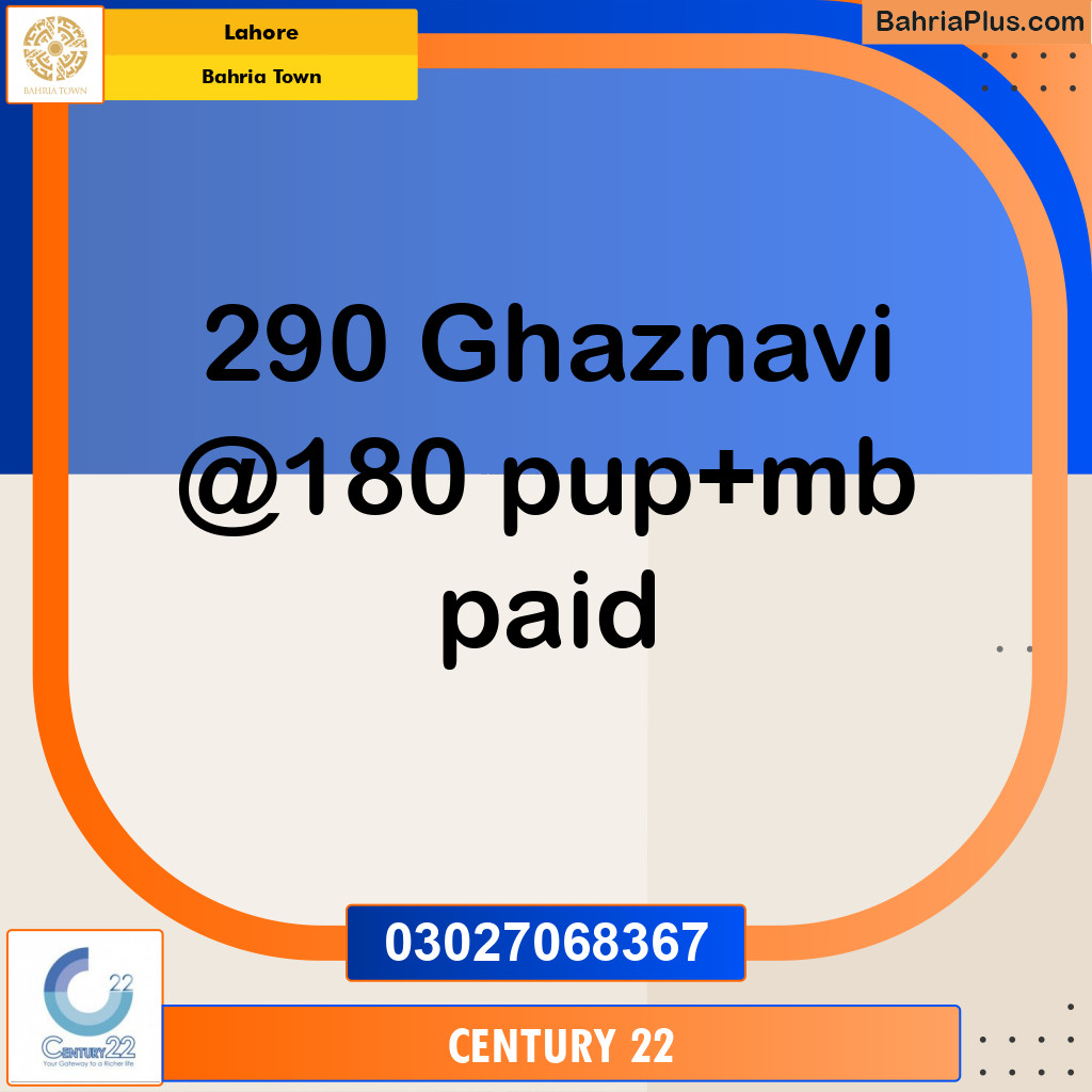 Residential Plot for Sale in Bahria Town, Lahore - (BP-332729)