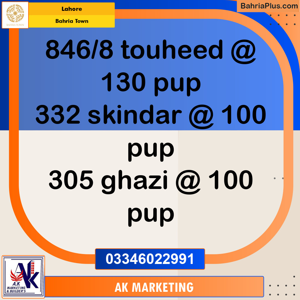 10 Marla Residential Plot for Sale in Bahria Town, Lahore - (BP-332834)