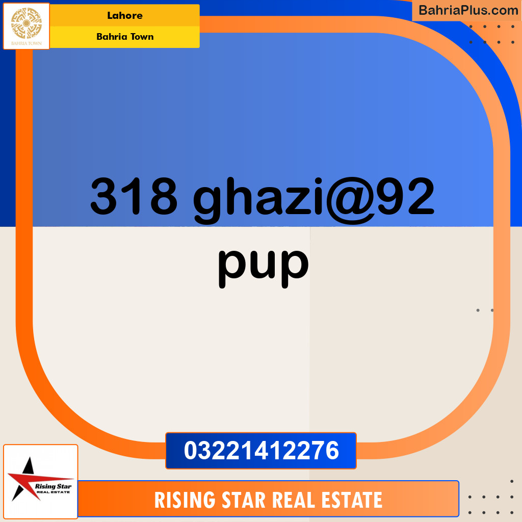 Residential Plot for Sale in Bahria Town, Lahore - (BP-333183)