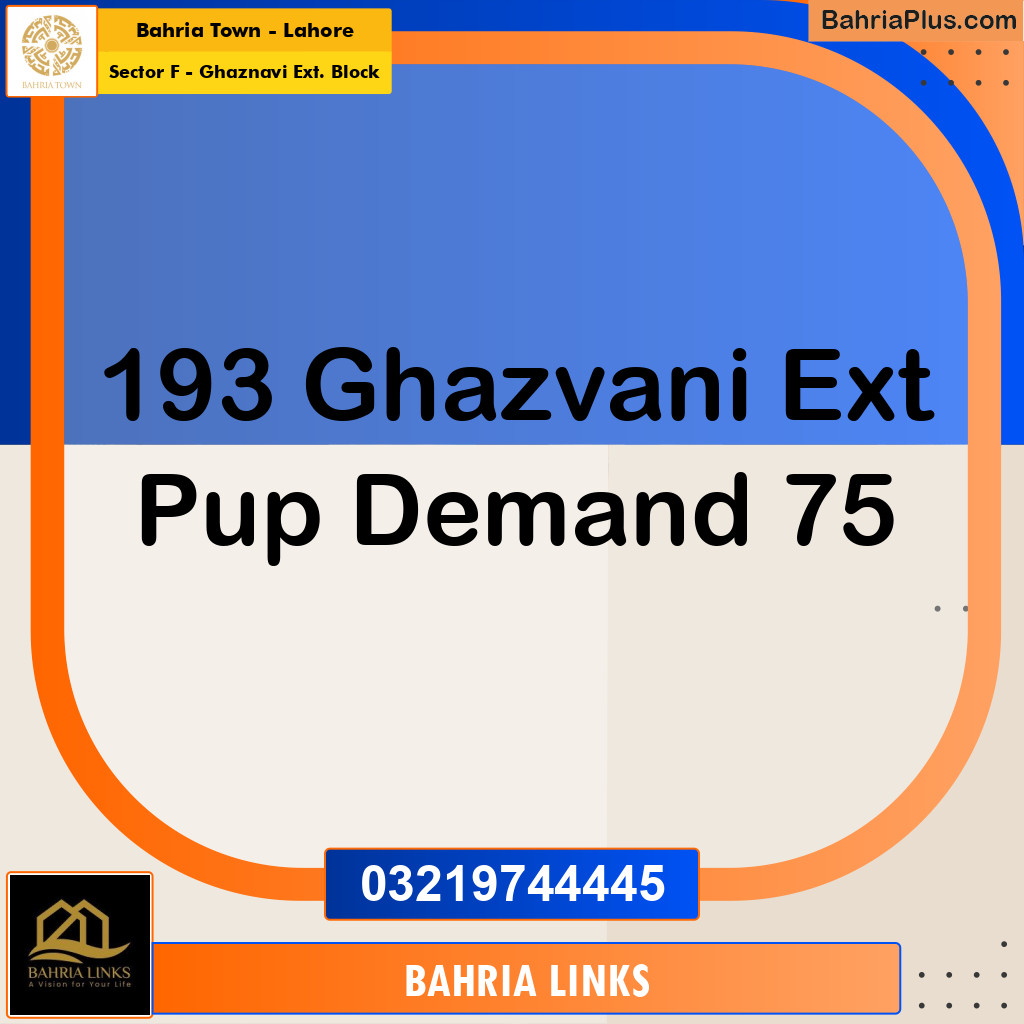 5 Marla Residential Plot for Sale in Sector F - Ghaznavi Ext. Block -  Bahria Town, Lahore - (BP-333202)
