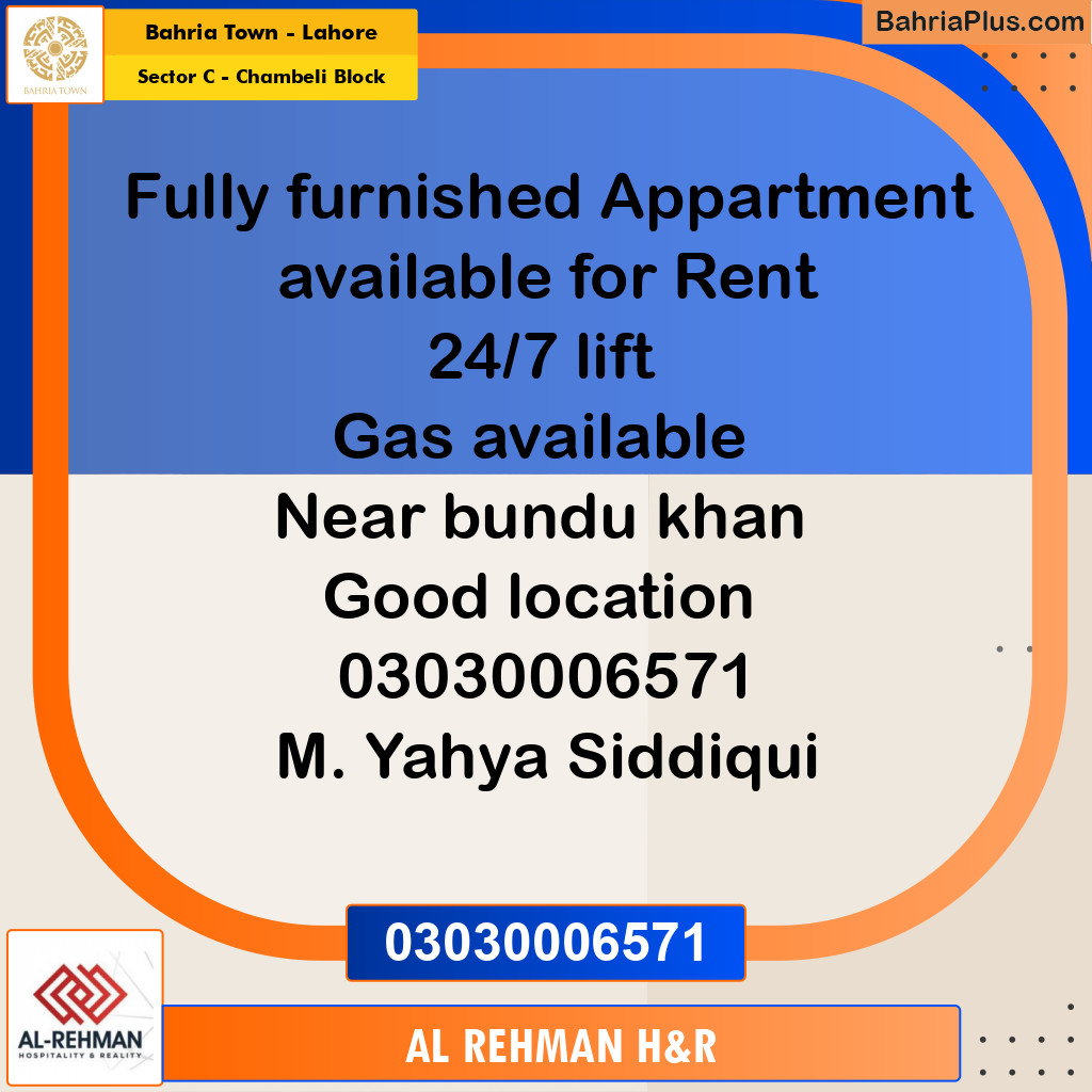 500 Sq. Ft. Residential Plot for Sale in Sector C - Chambeli Block -  Bahria Town, Lahore - (BP-333299)