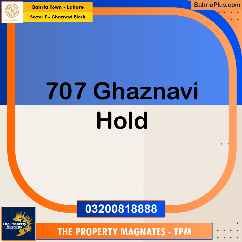 10 Marla Residential Plot for Sale in Sector F - Ghaznavi Block -  Bahria Town, Lahore - (BP-333329)