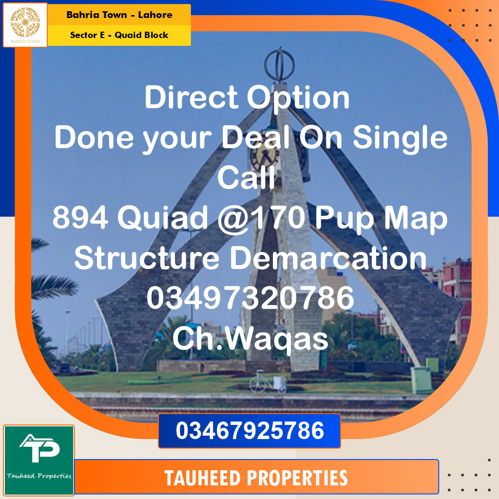 10 Marla Residential Plot for Sale in Sector E - Quaid Block -  Bahria Town, Lahore - (BP-333450)