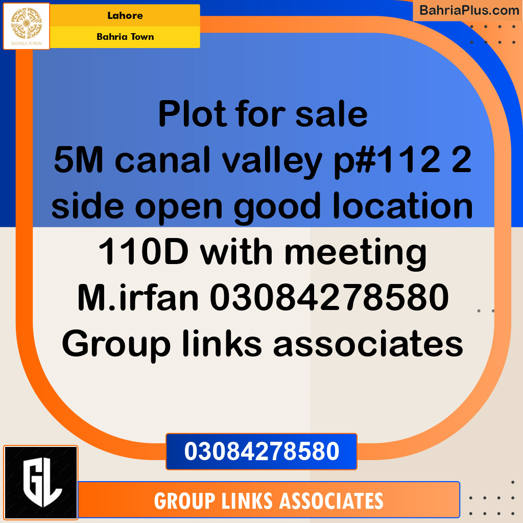 Residential Plot for Sale in Bahria Town, Lahore - (BP-333461)