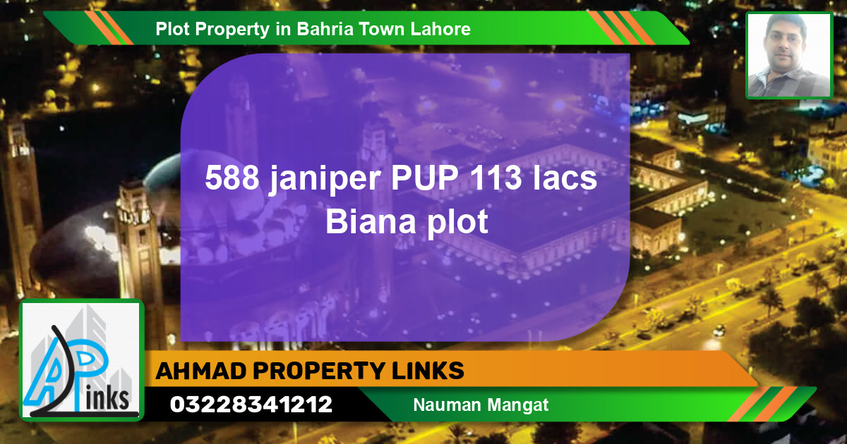 Residential Plot for Sale in Bahria Town, Lahore - (BP-33349)
