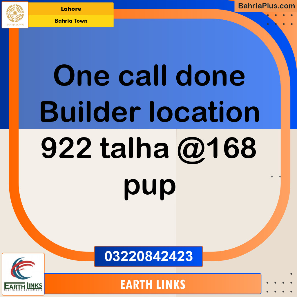 Residential Plot for Sale in Bahria Town, Lahore - (BP-333675)