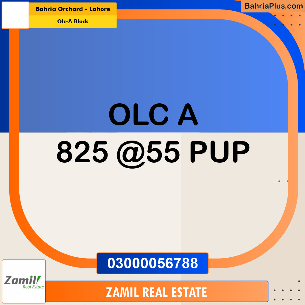 5 Marla Residential Plot for Sale in OLC-A Block -  Bahria Orchard, Lahore - (BP-333983)