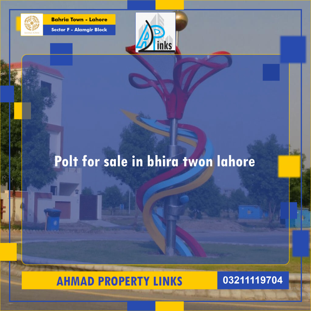 5 Marla Residential Plot for Sale in Sector F - Alamgir Block -  Bahria Town, Lahore - (BP-334024)