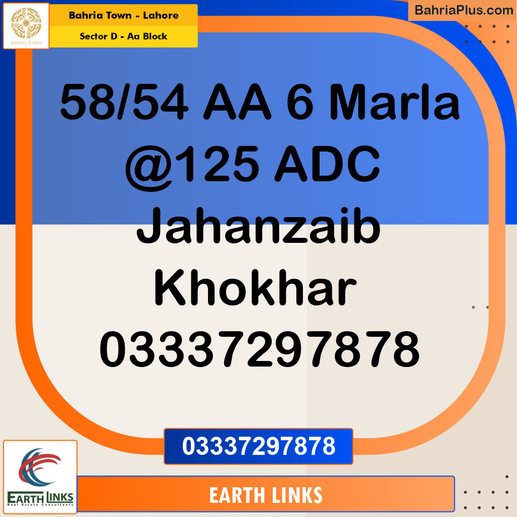 5 Marla Residential Plot for Sale in Sector D - AA Block -  Bahria Town, Lahore - (BP-334042)