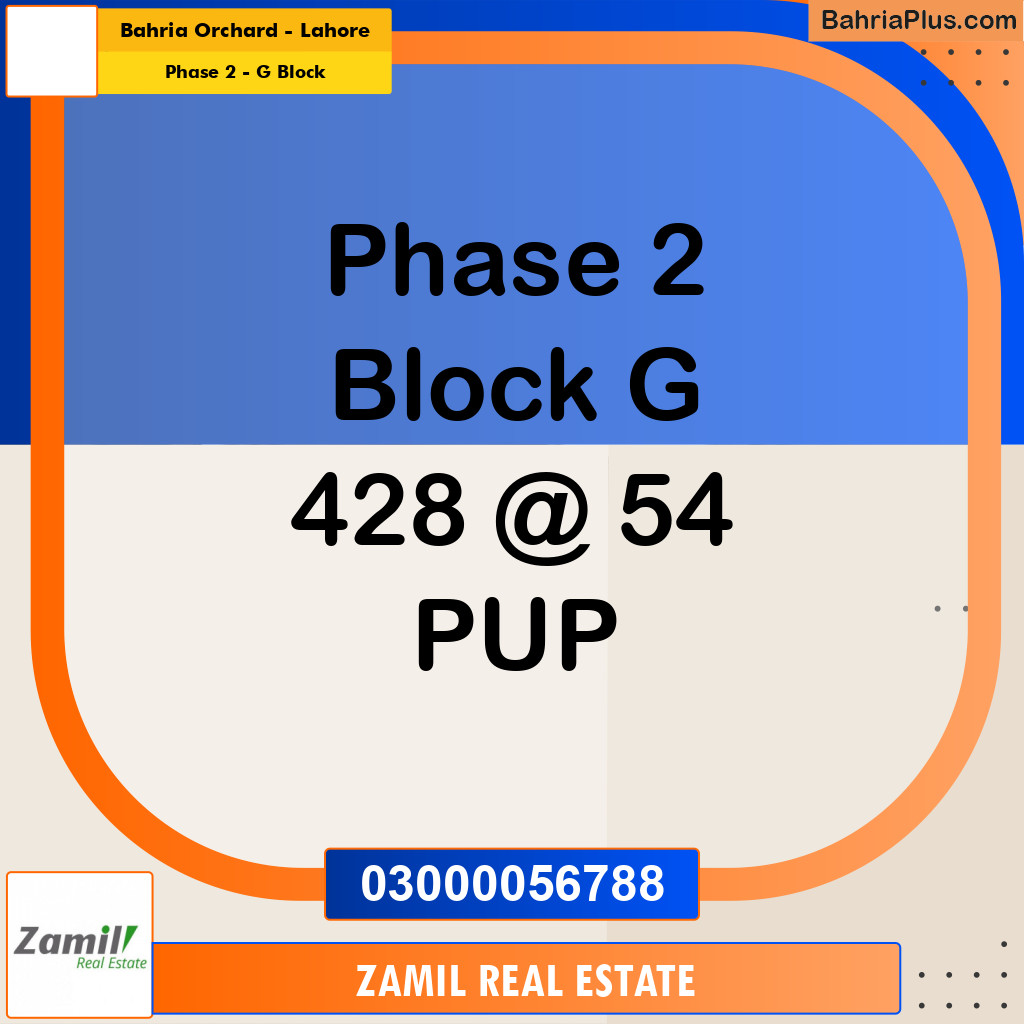5 Marla Residential Plot for Sale in Phase 2 - G Block -  Bahria Orchard, Lahore - (BP-334070)
