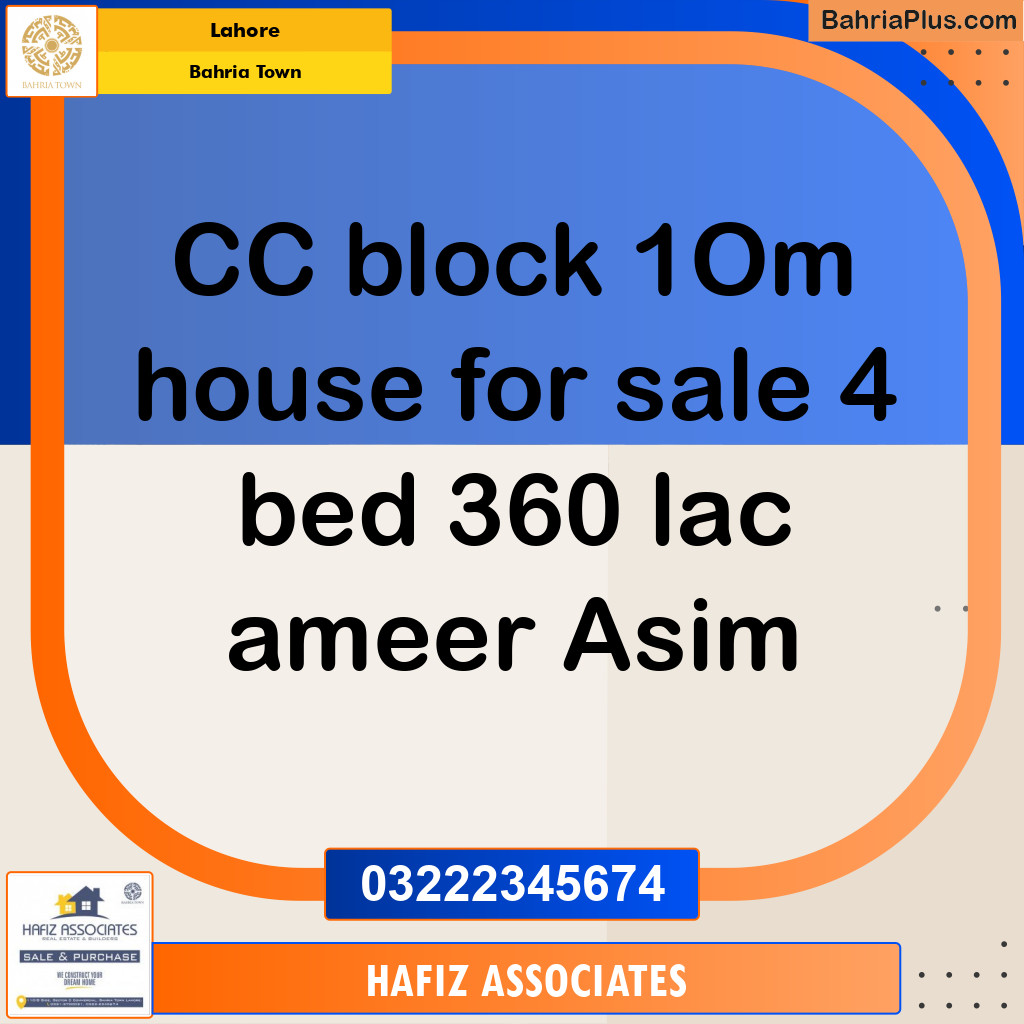 Residential Plot for Sale in Bahria Town, Lahore - (BP-334115)