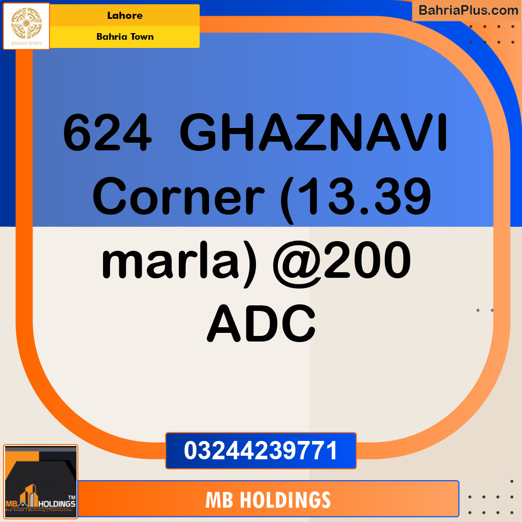 Residential Plot for Sale in Bahria Town, Lahore - (BP-334201)