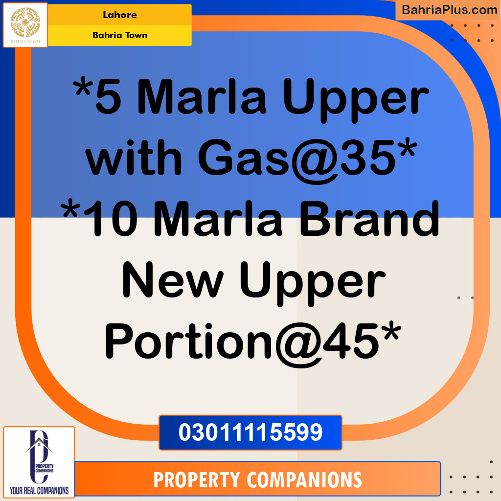 Residential House for Rent in Bahria Town, Lahore - (BP-334419)