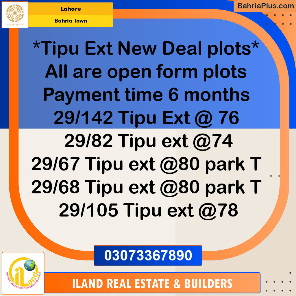 5 Marla Residential Plot for Sale in Bahria Town, Lahore - (BP-334576)