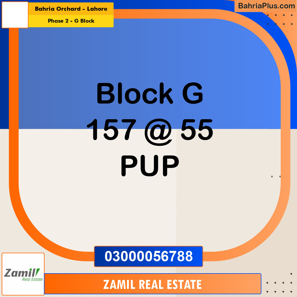 5 Marla Residential Plot for Sale in Phase 2 - G Block -  Bahria Orchard, Lahore - (BP-334657)