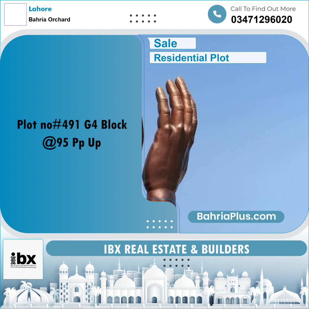 10 Marla Residential Plot for Sale in Bahria Orchard, Lahore - (BP-334932)