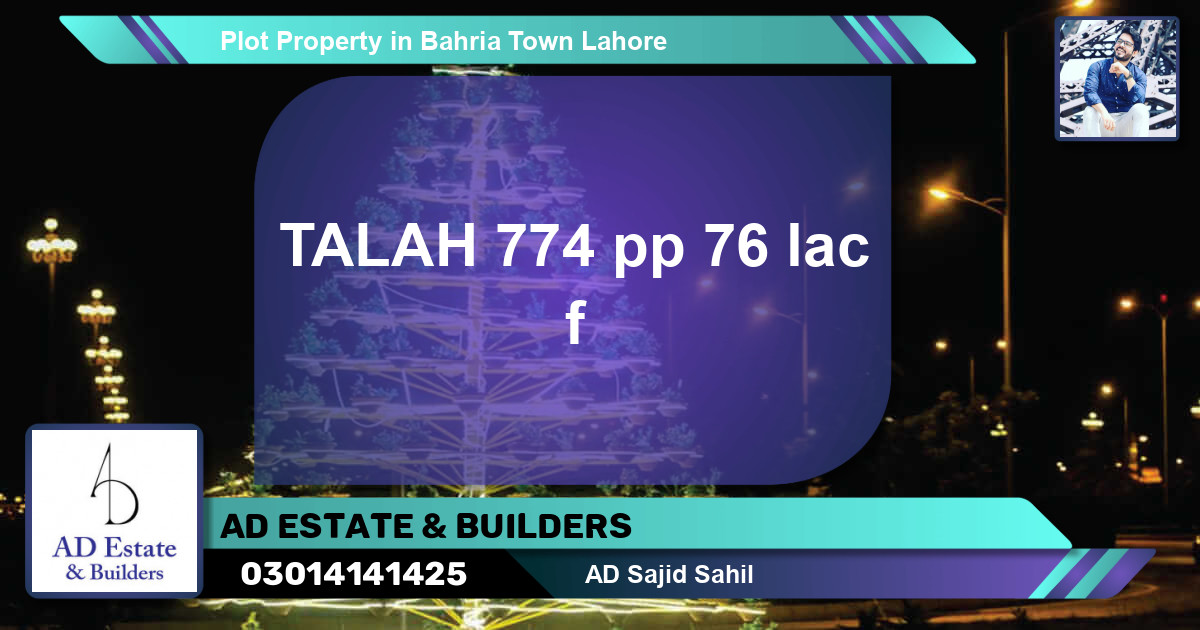 Residential Plot for Sale in Bahria Town, Lahore - (BP-33501)