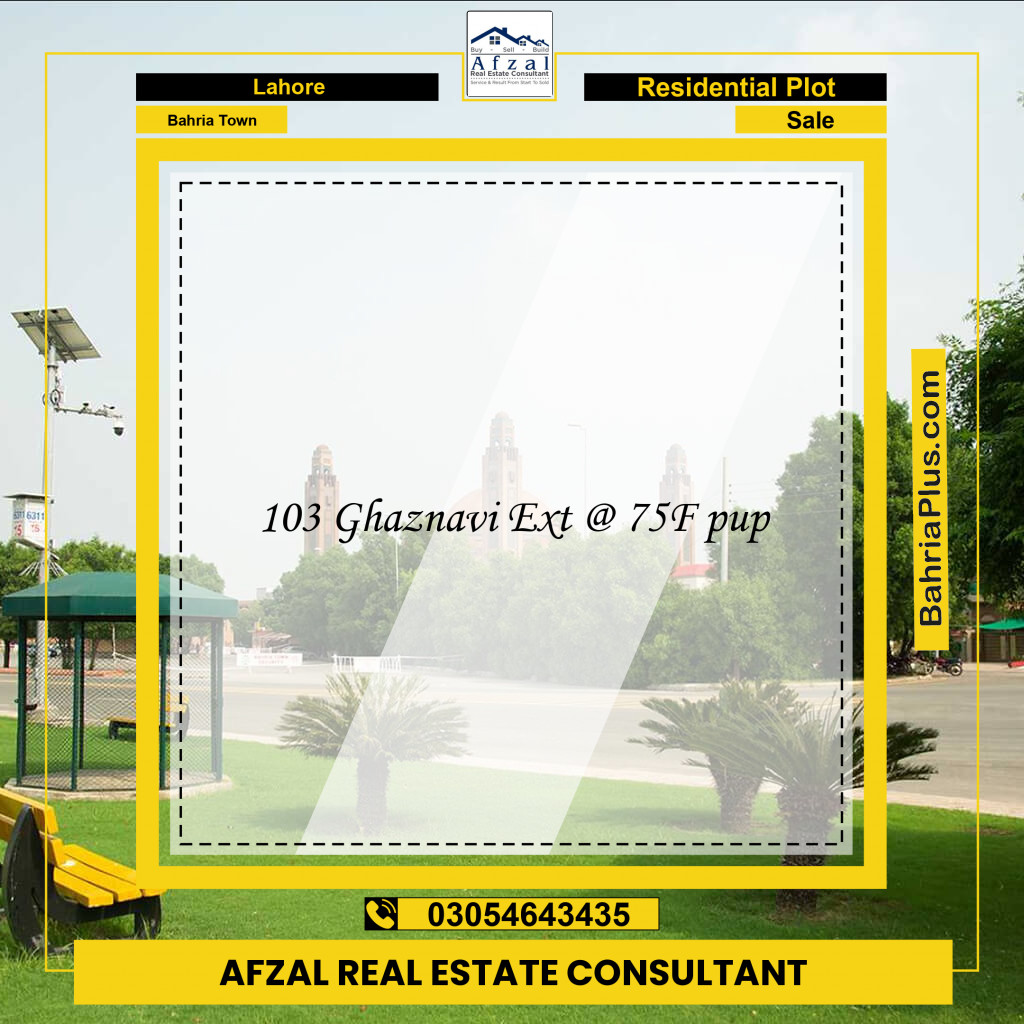 Residential Plot for Sale in Bahria Town, Lahore - (BP-335121)