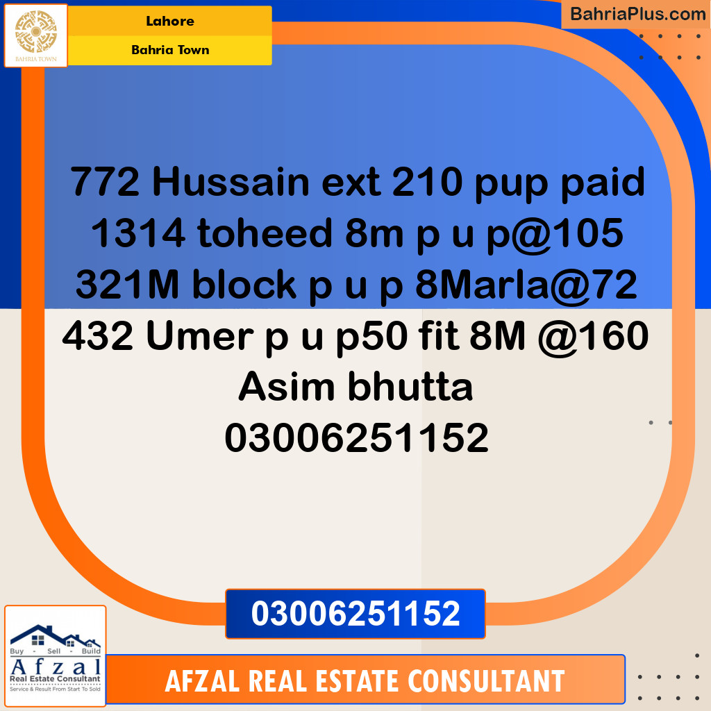 10 Marla Residential Plot for Sale in Bahria Town, Lahore - (BP-335536)