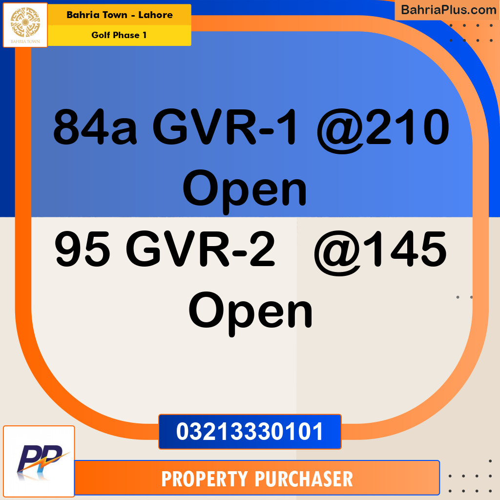 1 Kanal Residential Plot for Sale in Golf Phase 1 -  Bahria Town, Lahore - (BP-335634)