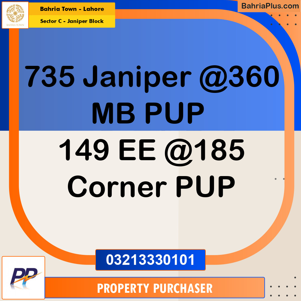 1 Kanal Residential Plot for Sale in Sector C - Janiper Block -  Bahria Town, Lahore - (BP-336013)
