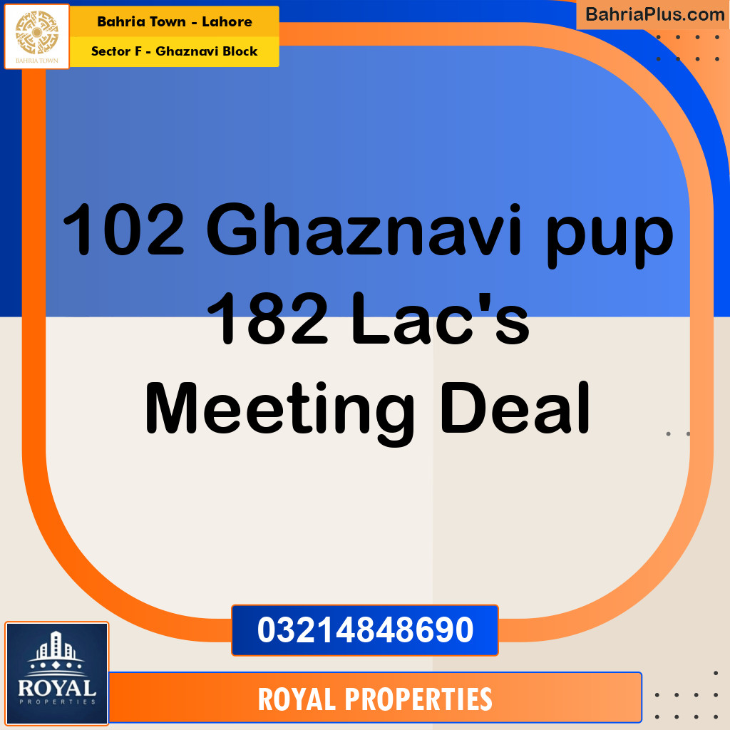 10 Marla Residential Plot for Sale in Sector F - Ghaznavi Block -  Bahria Town, Lahore - (BP-336155)