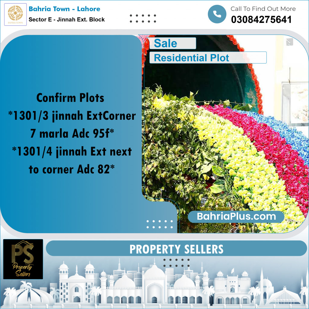 5 Marla Residential Plot for Sale in Sector E - Jinnah Ext. Block -  Bahria Town, Lahore - (BP-336171)