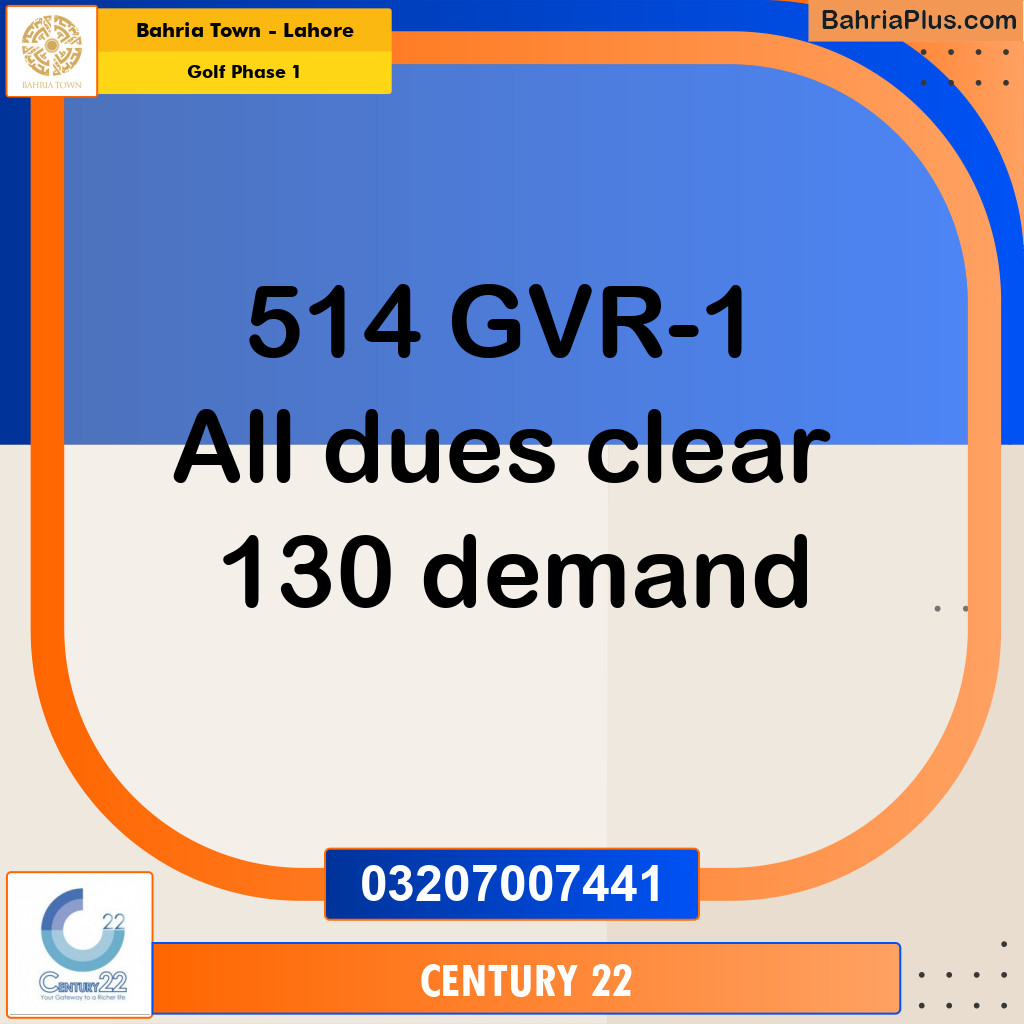 10 Marla Residential Plot for Sale in Golf Phase 1 -  Bahria Town, Lahore - (BP-336691)