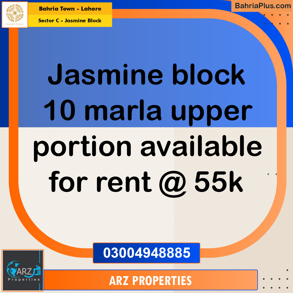 Residential Plot for Sale in Sector C - Jasmine Block -  Bahria Town, Lahore - (BP-336744)