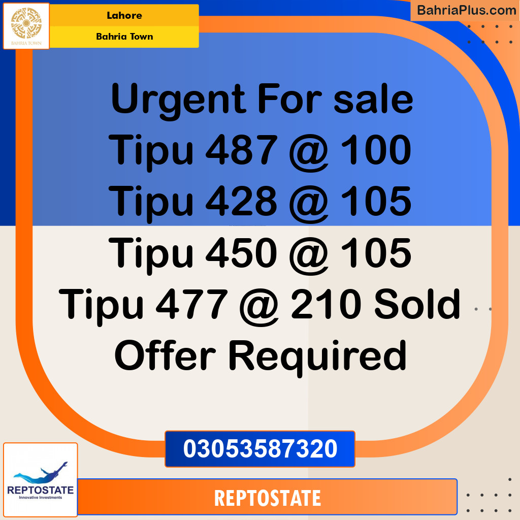 Residential Plot for Sale in Bahria Town, Lahore - (BP-337039)