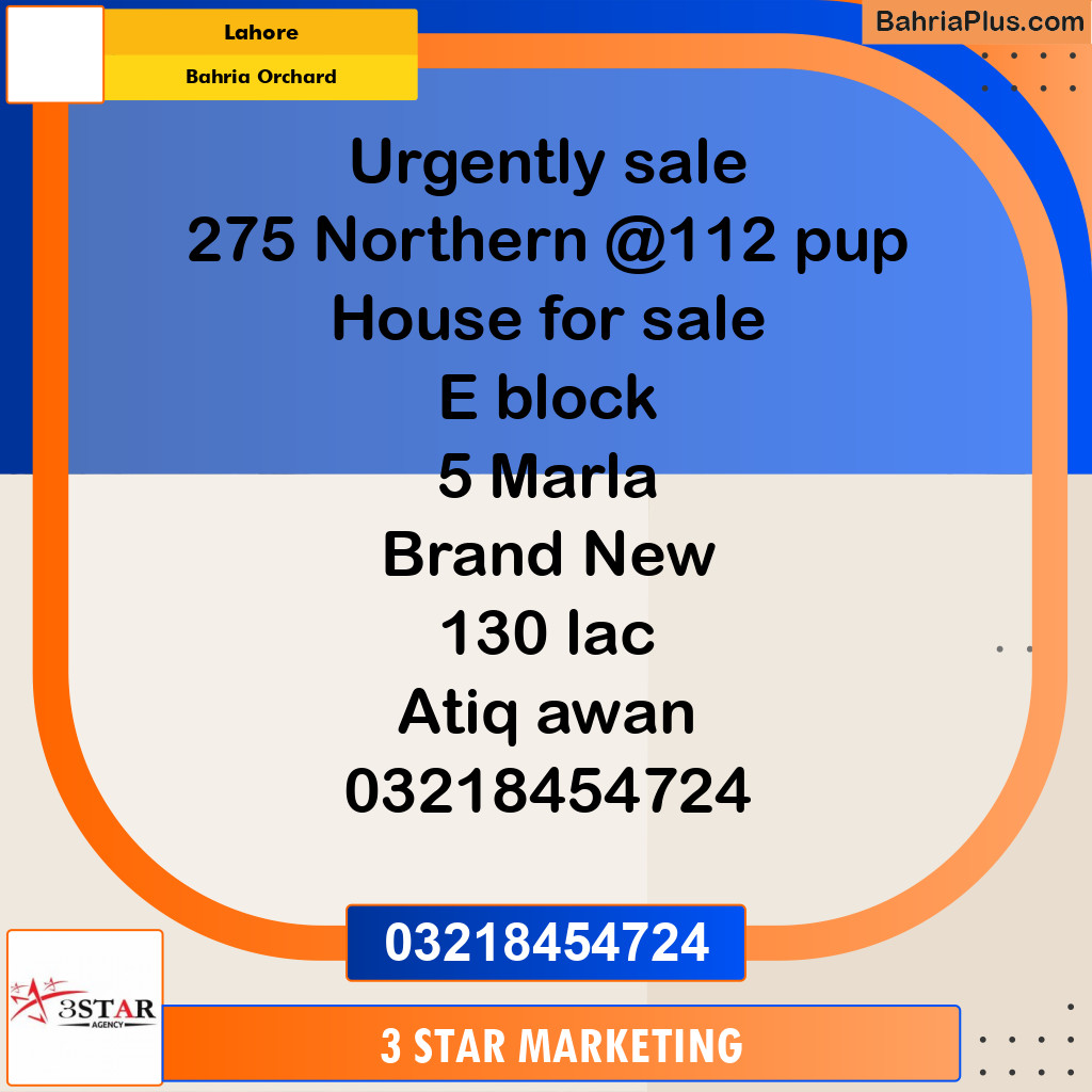 Residential Plot for Sale in Bahria Orchard, Lahore - (BP-337074)